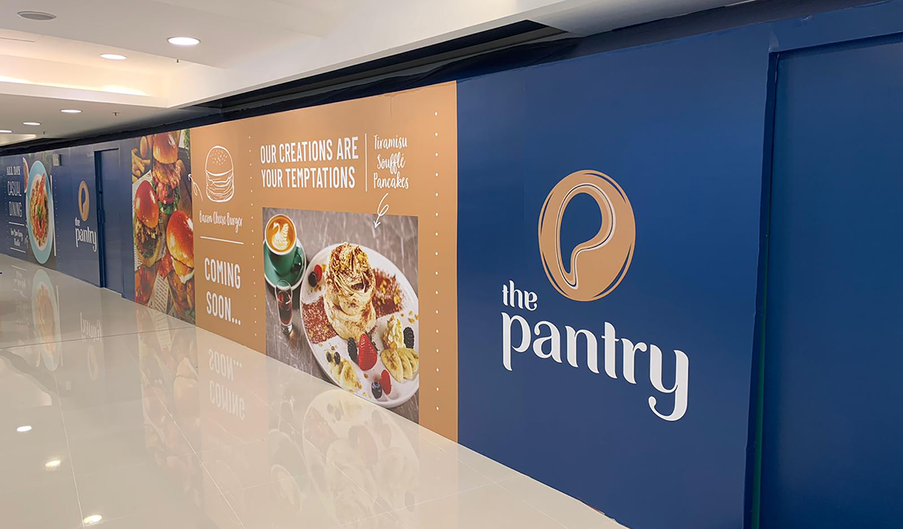 totalgroups branding hk the pantry hoarding design