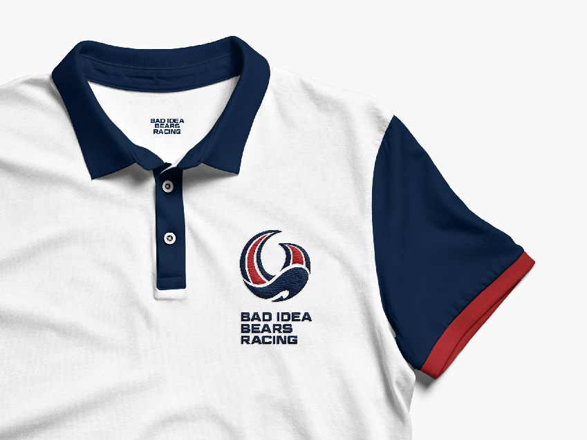totalgroups branding hk Bad Idea Bears Racing t-shirt design